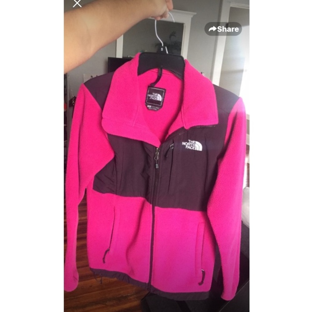 Pink north face